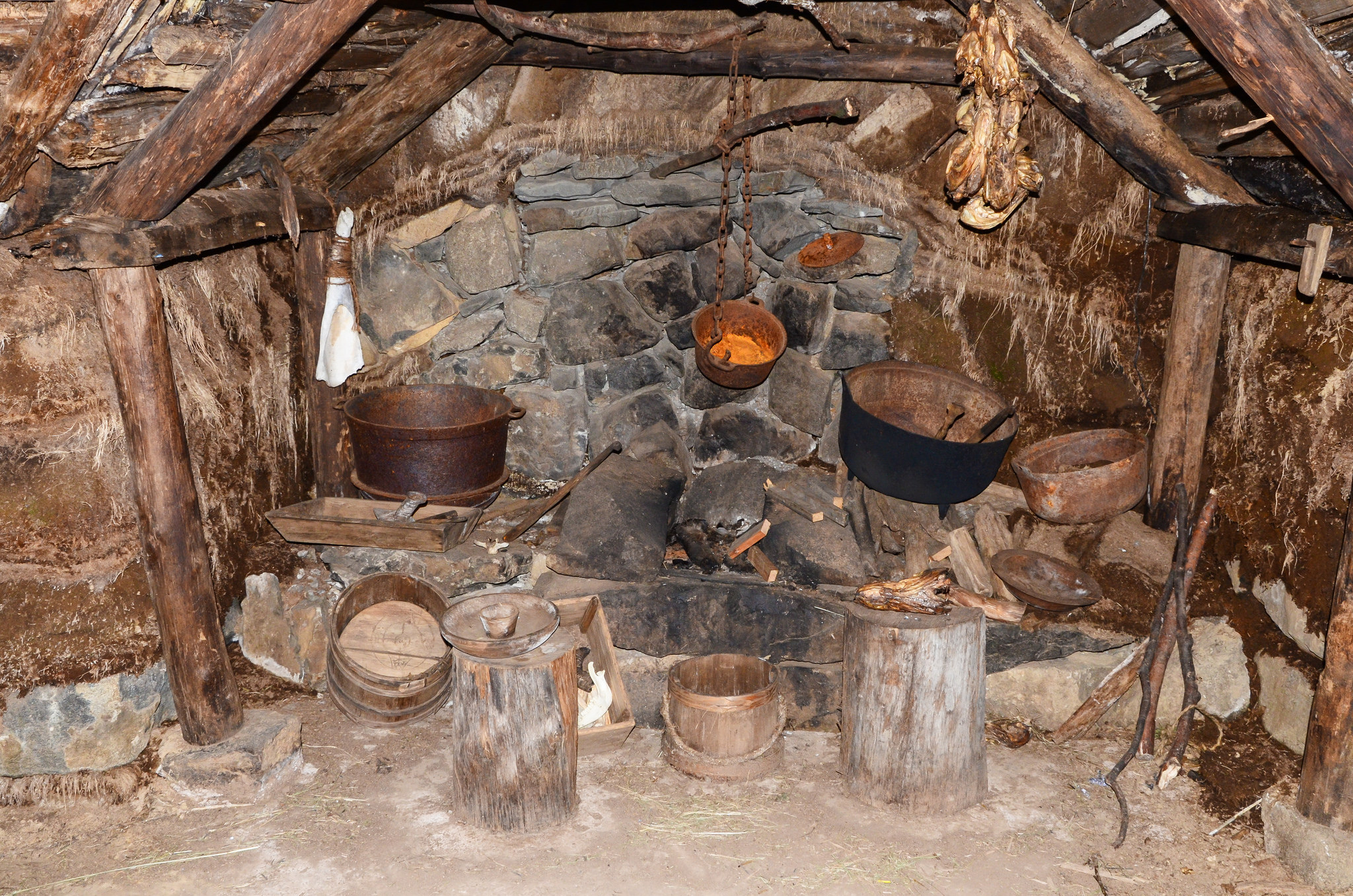 Turf House Interior