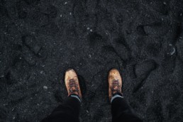 black sand beach iceland
